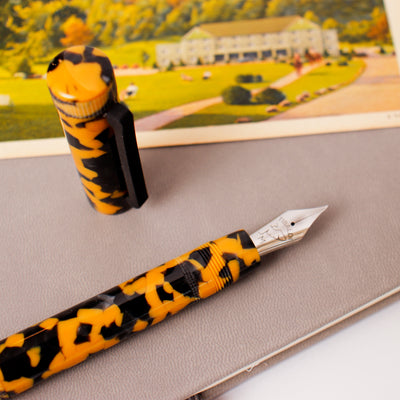 Tibaldi Perfecta LP Vinyl Yellow Fountain Pen