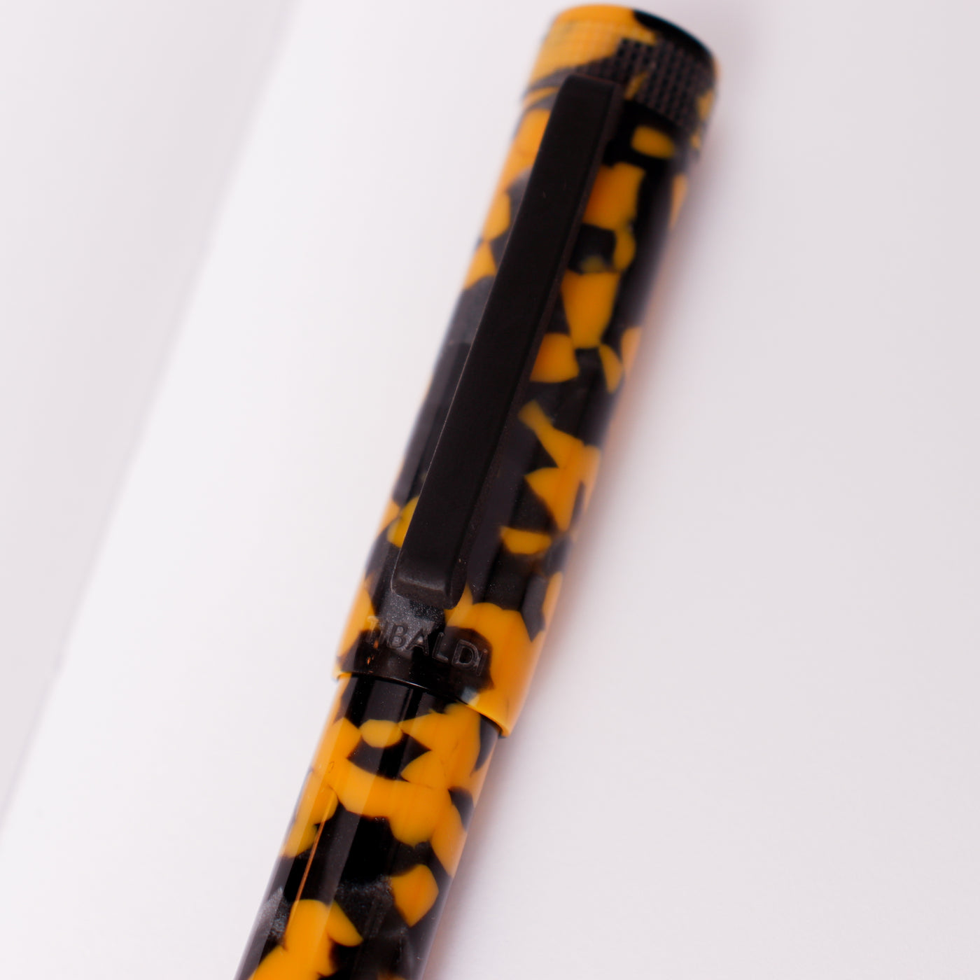 Tibaldi Perfecta LP Vinyl Yellow Fountain Pen