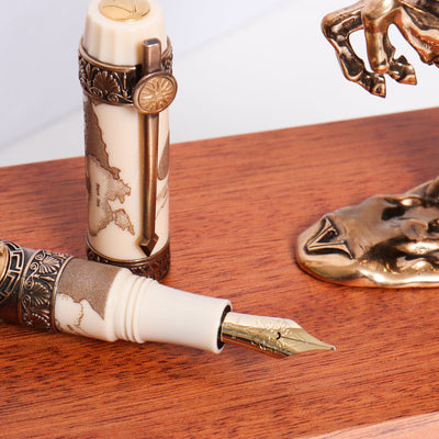 Visconti Alexander the Great Limited Edition Fountain Pen Nib Details