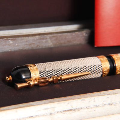 Visconti Camelot Sterling Silver Fountain Pen Sword Shaped Clip