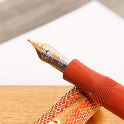 Visconti Camelot Vermeil Fountain Pen 18k Gold Nib
