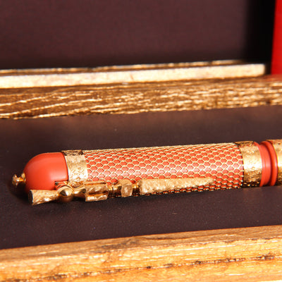 Visconti Camelot Vermeil Fountain Pen Sword Shaped Clip