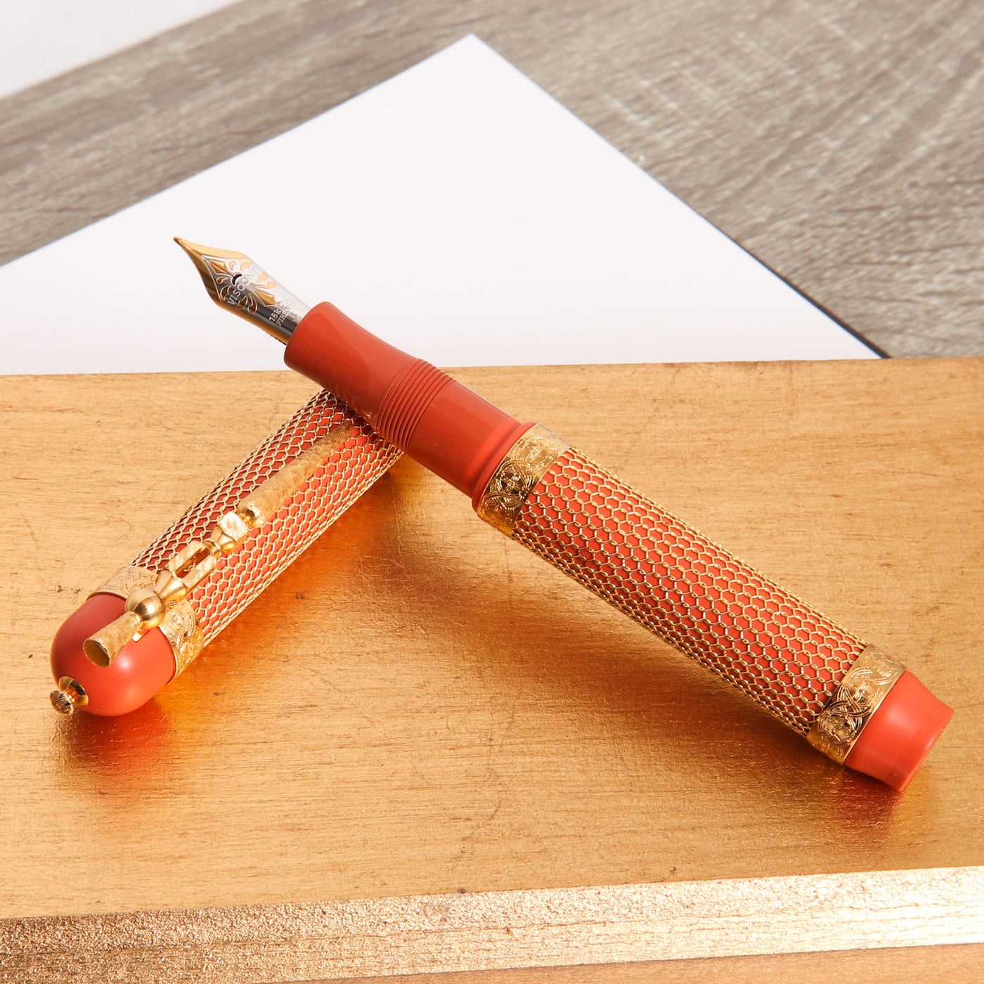 Visconti Camelot Vermeil Fountain Pen