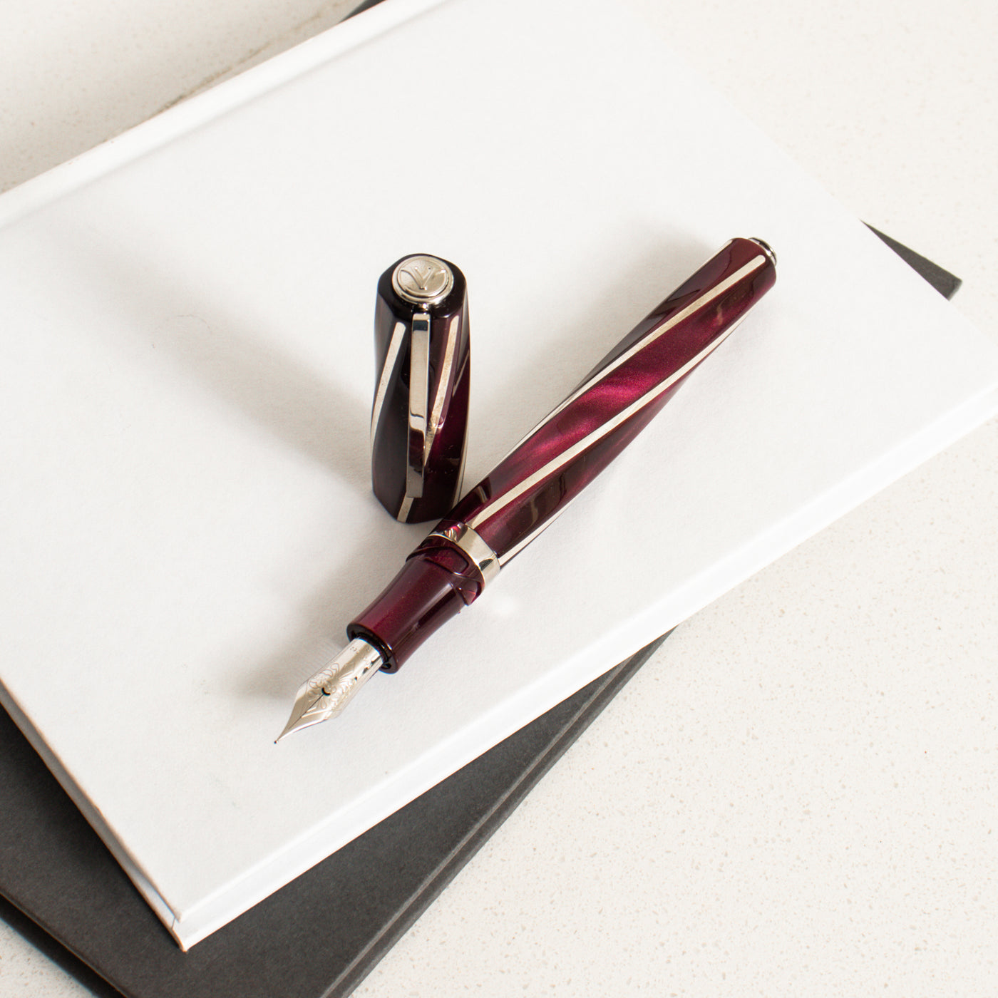 Visconti Divina Elegance Bordeaux Fountain Pen