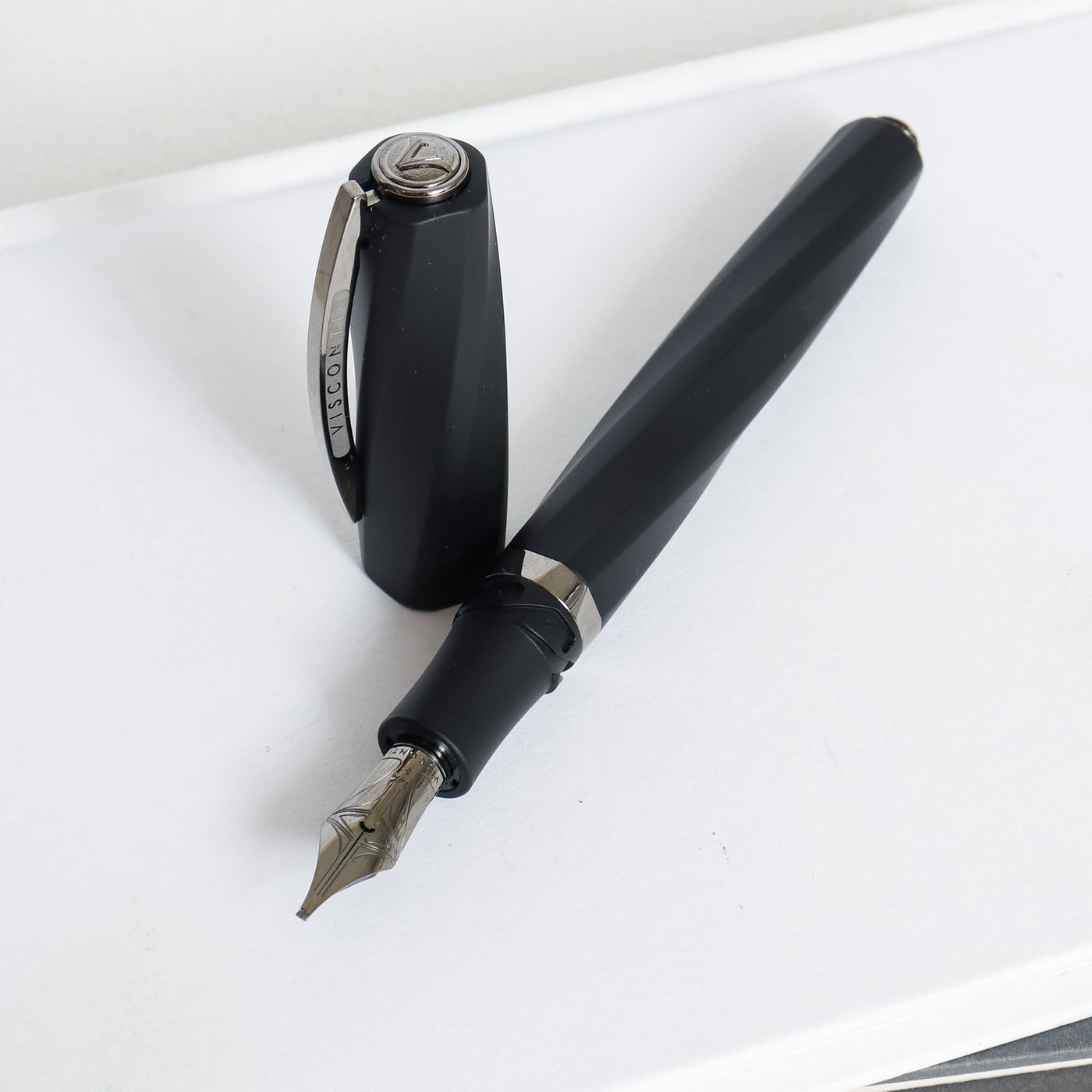 Visconti Divina Matte Black Fountain Pen