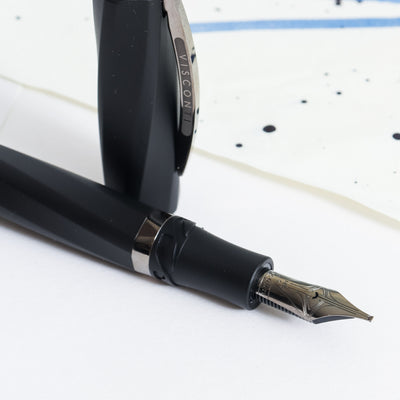 Visconti Divina Matte Black Fountain Pen