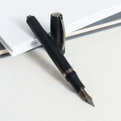 Visconti Divina Matte Black Fountain Pen