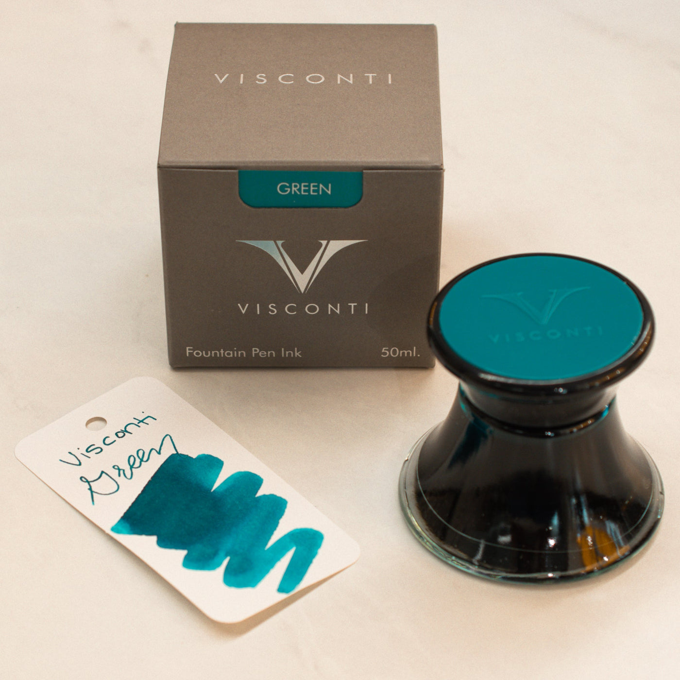 Visconti-Green-Ink-Bottle