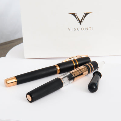 Visconti Homo Sapiens Bronze Age Travel Edition Fountain Pen And Ink Pot Set