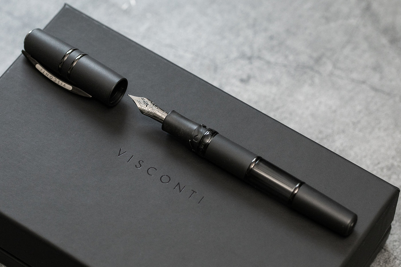 Visconti Homo Sapiens Dark Crystal Fountain Pen