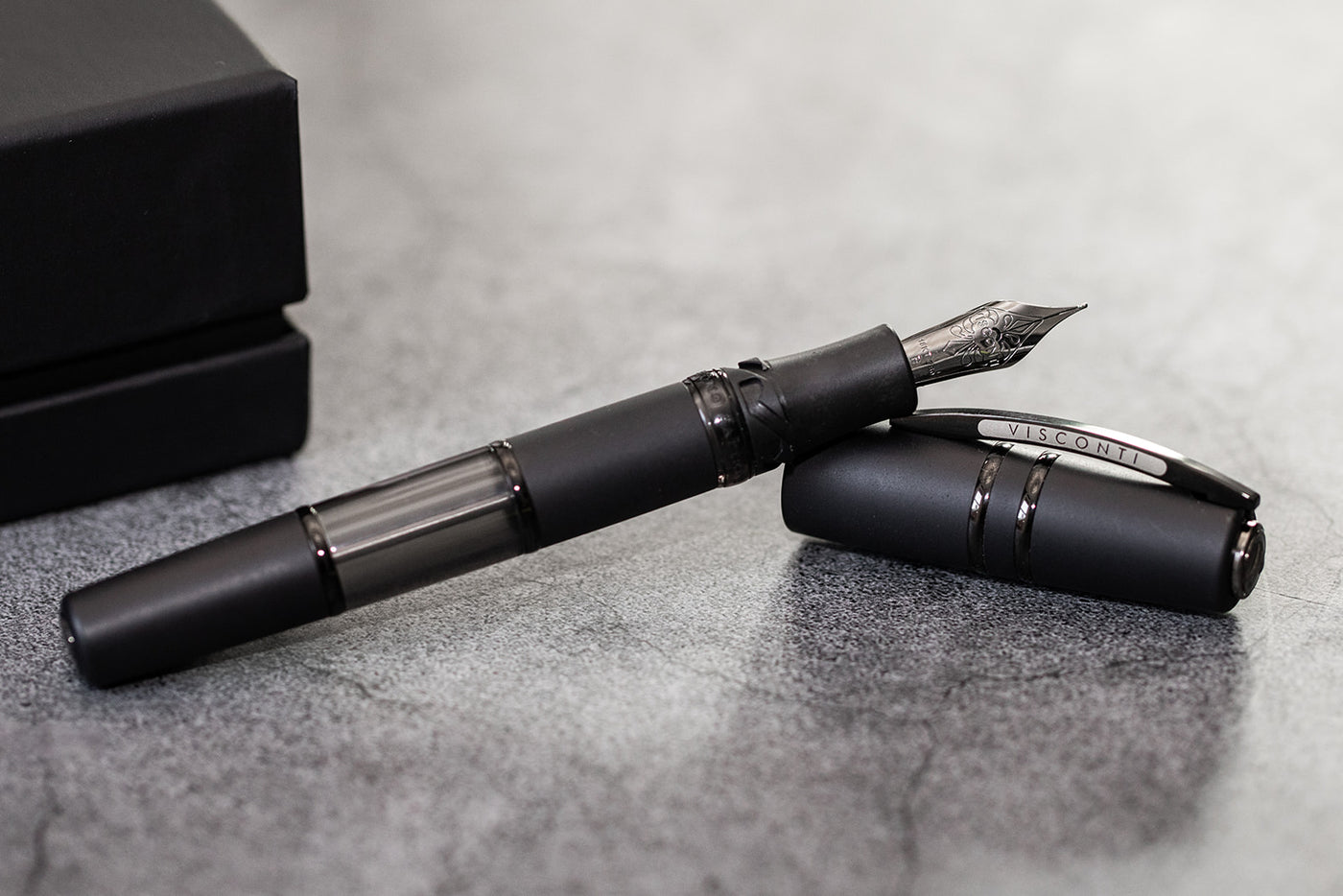 Visconti Homo Sapiens Dark Crystal Fountain Pen