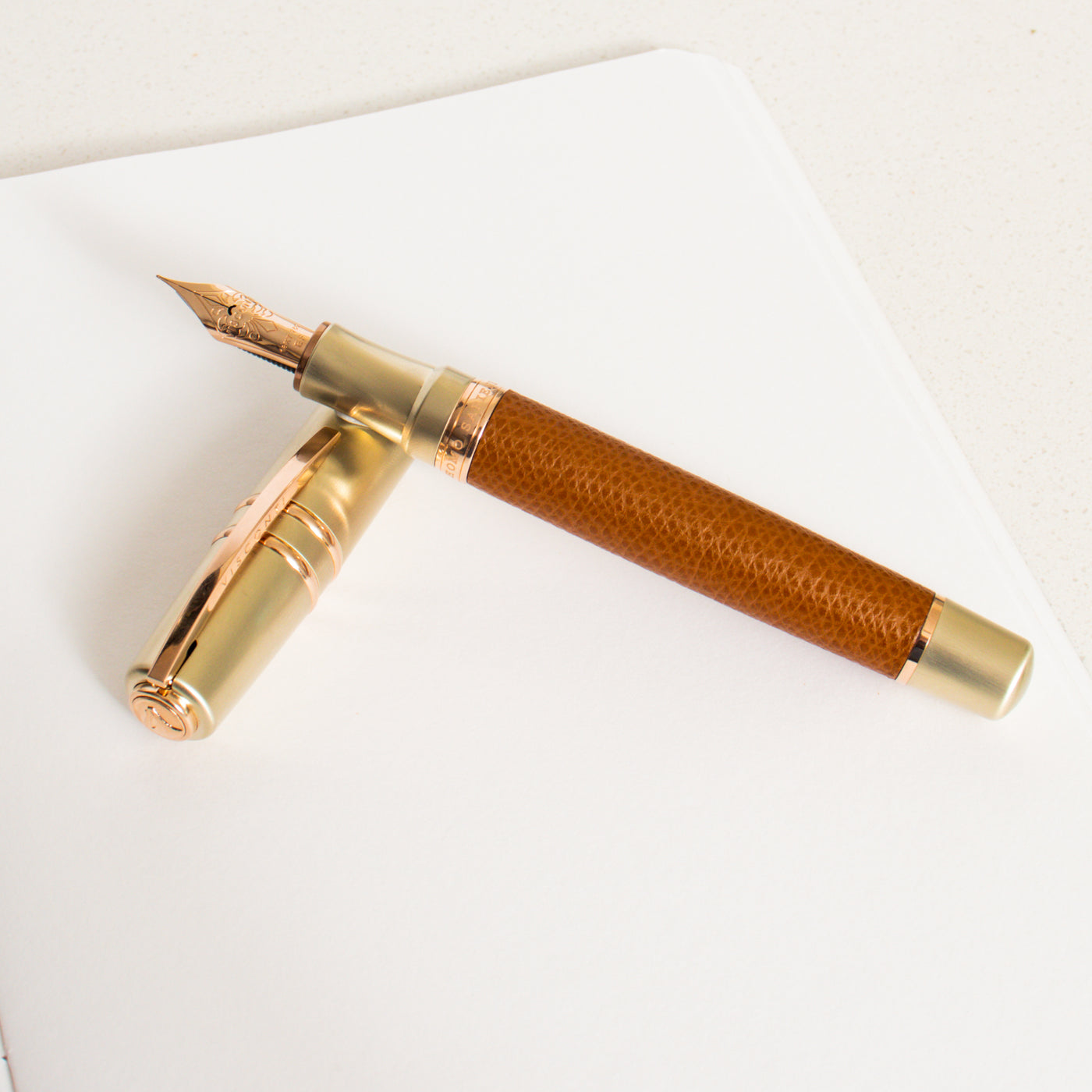 Visconti Homo Sapiens Dual Touch Cognac Fountain Pen