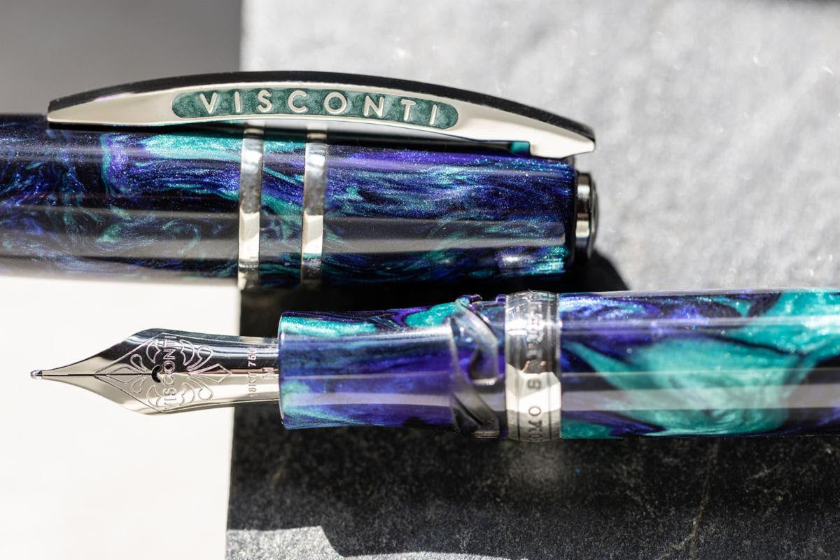 Visconti Homo Sapiens Earth Origins Water Fountain Pen Uncapped