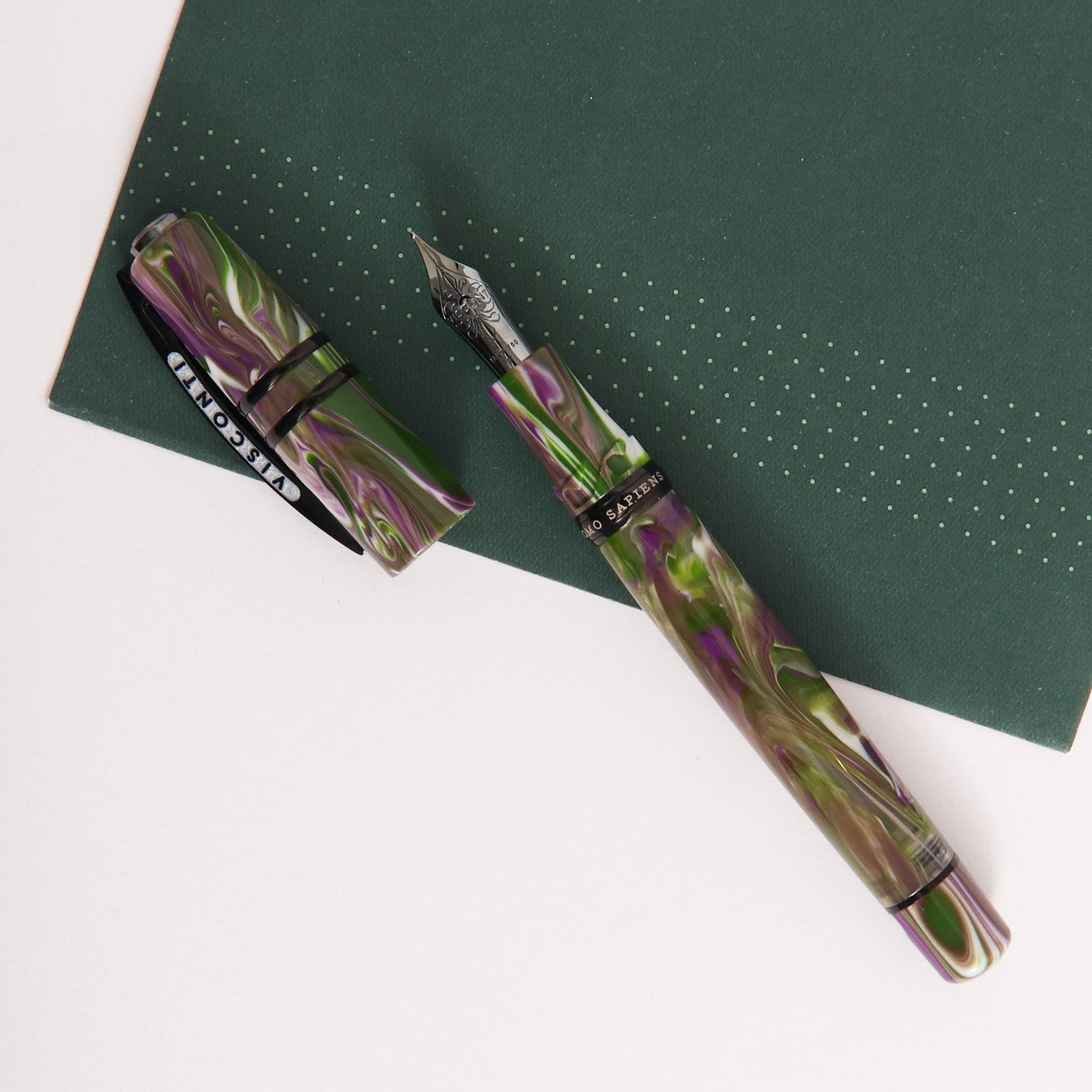 Visconti Homo Sapiens Lotus Garden Fountain Pen Green