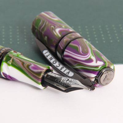 Visconti Homo Sapiens Lotus Garden Fountain Pen Nib Details