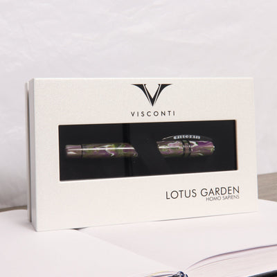 Visconti Homo Sapiens Lotus Garden Fountain Pen Packaging