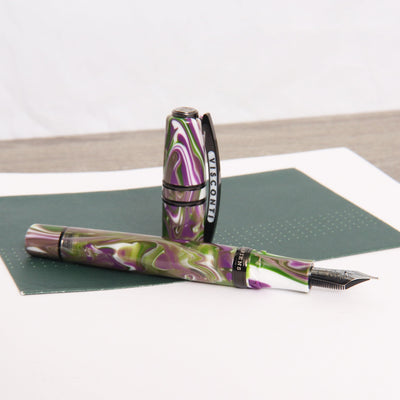 Visconti Homo Sapiens Lotus Garden Fountain Pen Uncapped