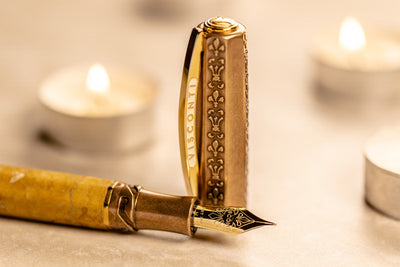 Visconti-Il-Magnifico-Egyptian-Marble-Fountain-Pen-Nib-Details