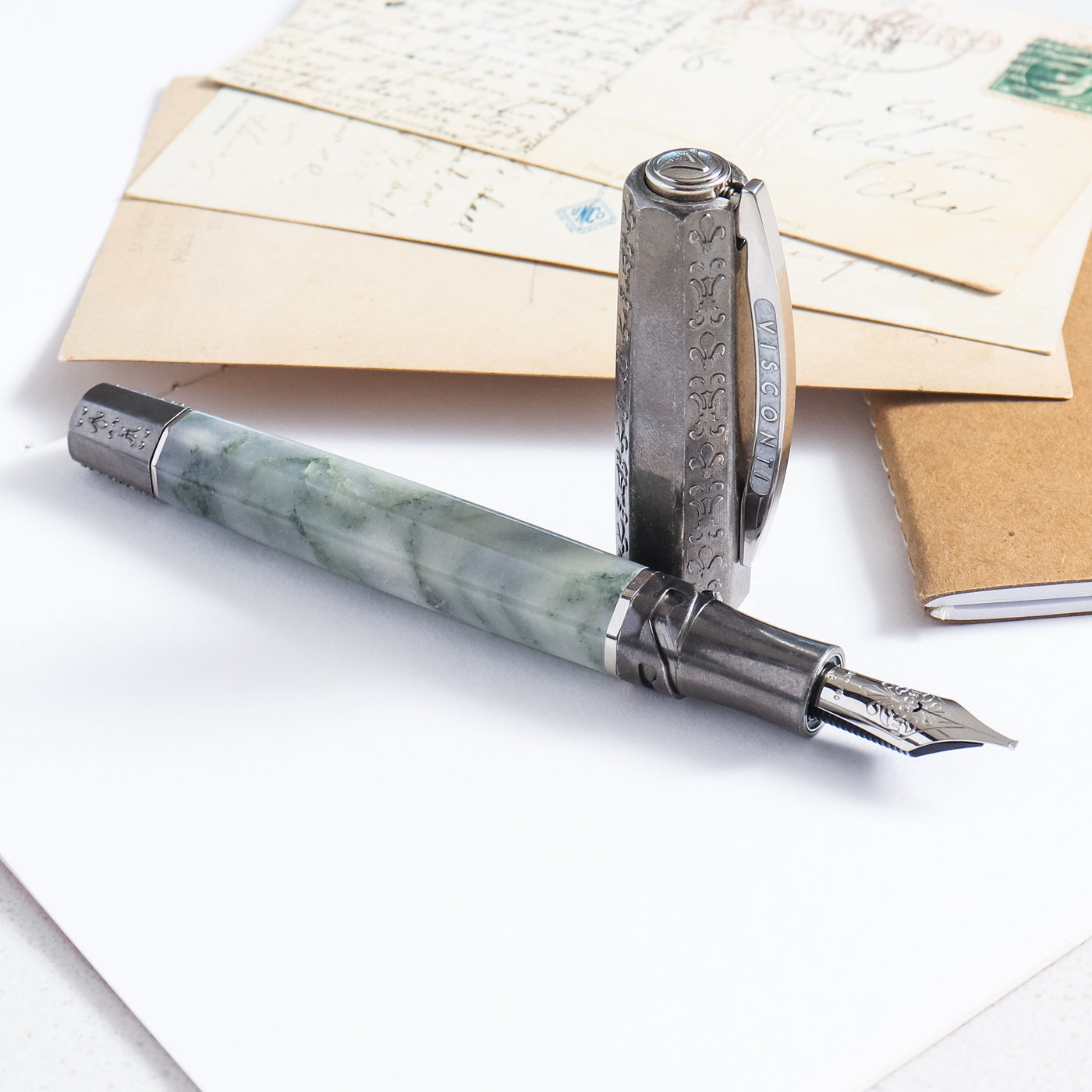 Visconti Il Magnifico Verzino Green Fountain Pen