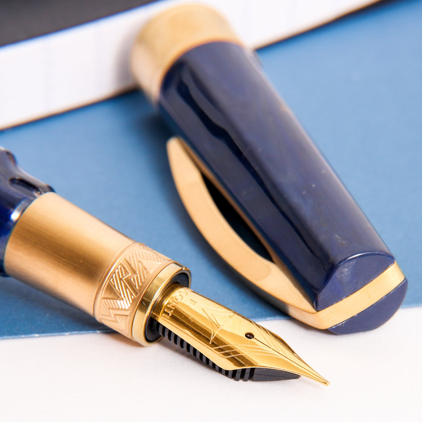 Visconti-Mirage-Mythos-Zeus-Fountain-Pen-Nib-Details