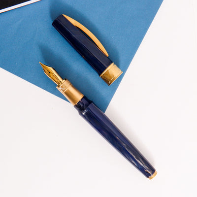 Visconti-Mirage-Mythos-Zeus-Fountain-Pen-With-Gold-Trim