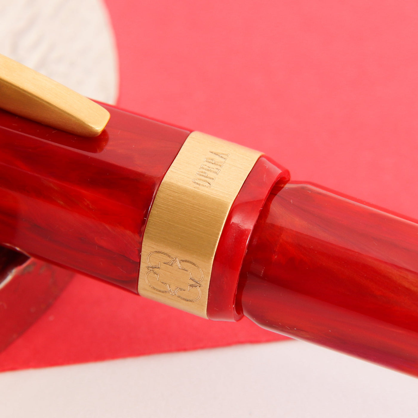 Visconti-Opera-Gold-Red-Fountain-Pen-Center-Band