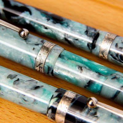 Visconti Ponte Vecchio Granite Fountain Pen Set Resin Details