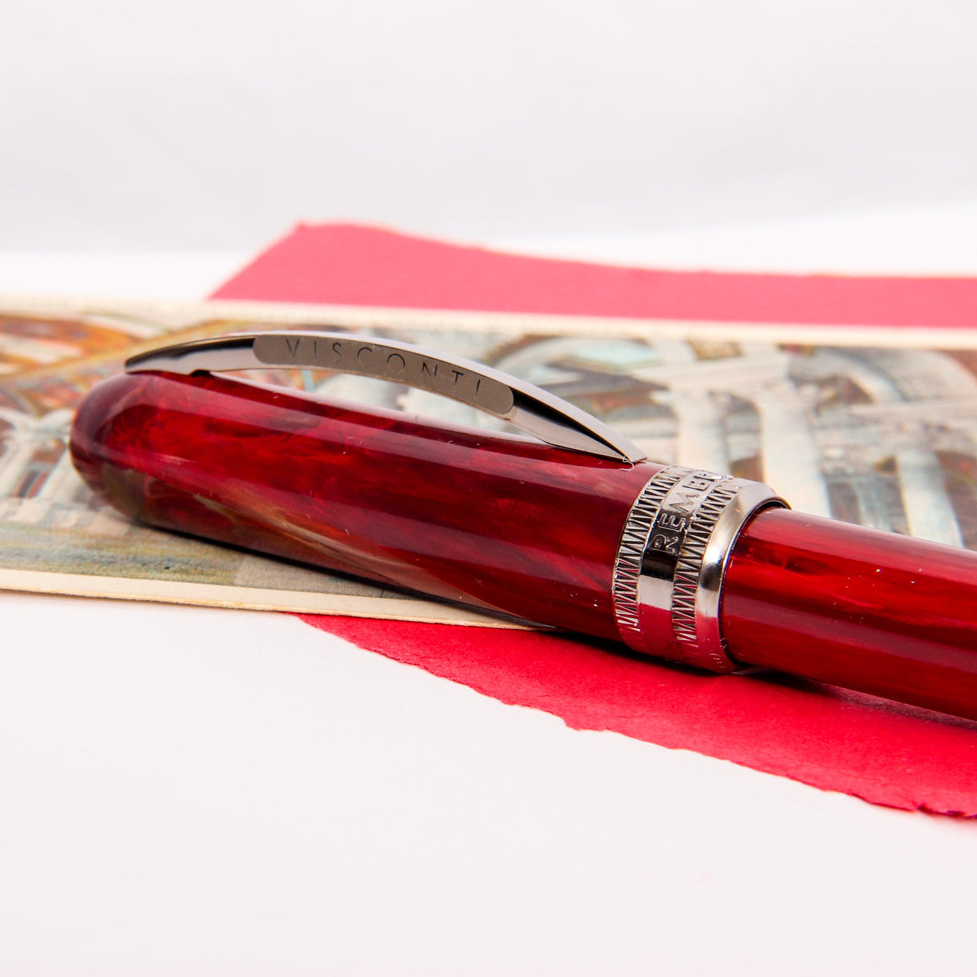 Visconti Rembrandt S Red Fountain Pen Cap