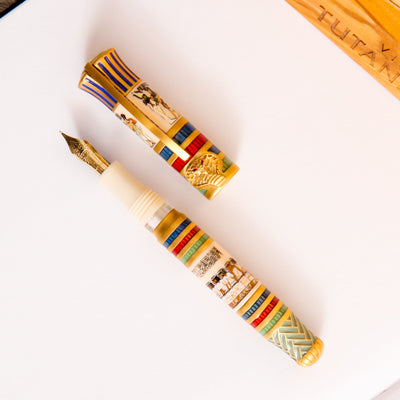 Visconti Tutankhamun Fountain Pen Intricate Details