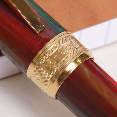 Visconti Van Gogh Flowering Plum Orchard Fountain Pen Center Band