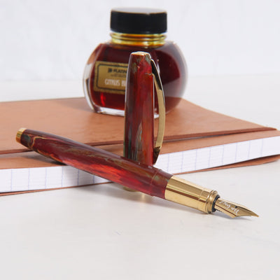 Visconti Van Gogh Flowering Plum Orchard Fountain Pen Uncapped