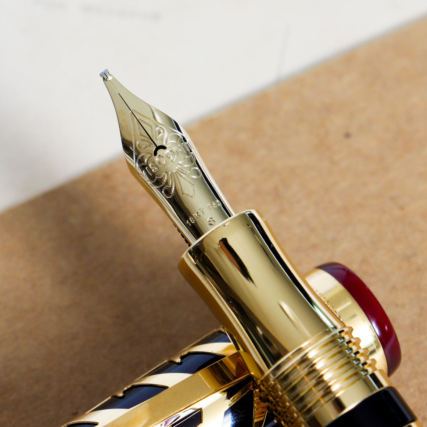 Visconti Watermark Gilded Rose Fountain Pen