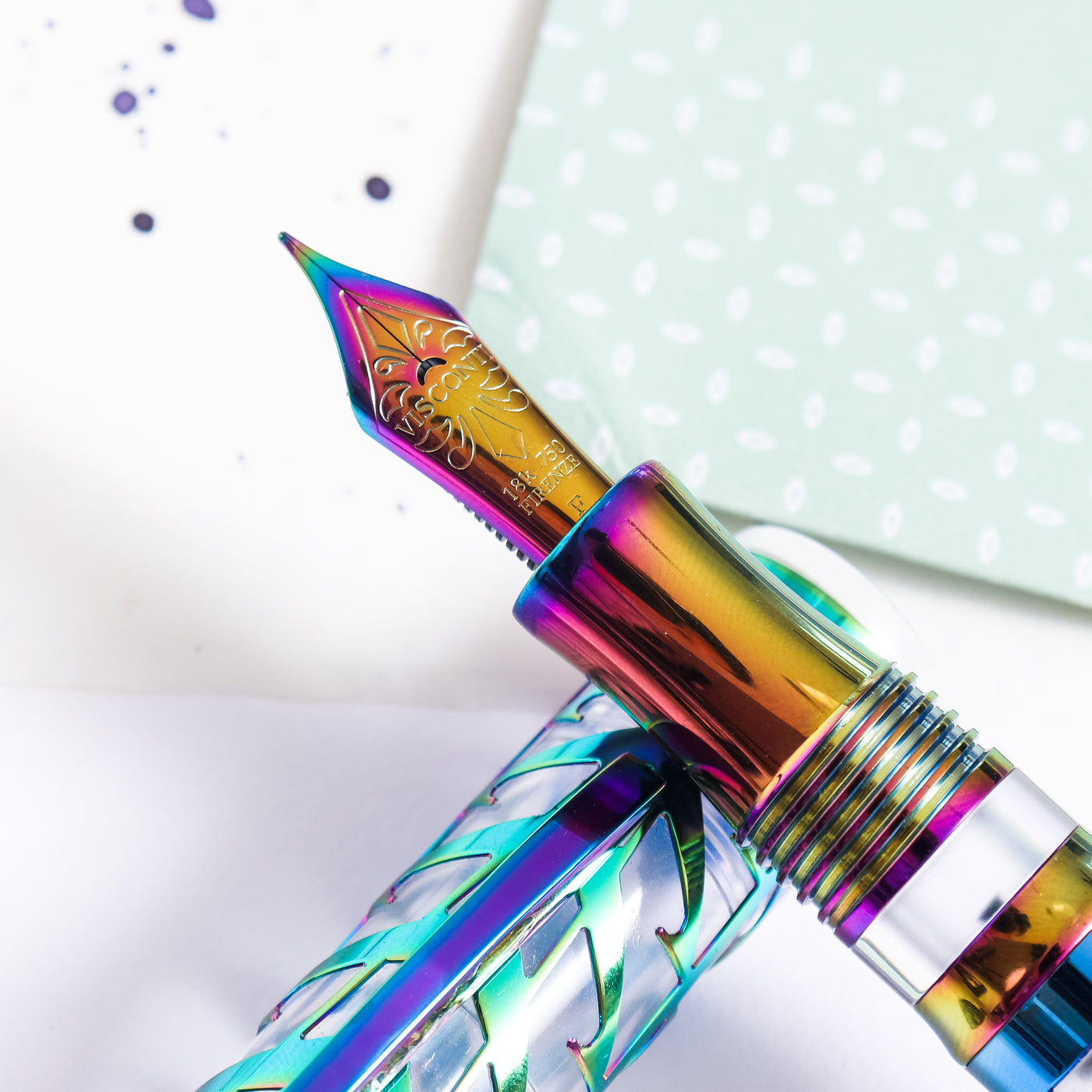 Visconti Watermark Rainbow Fountain Pen