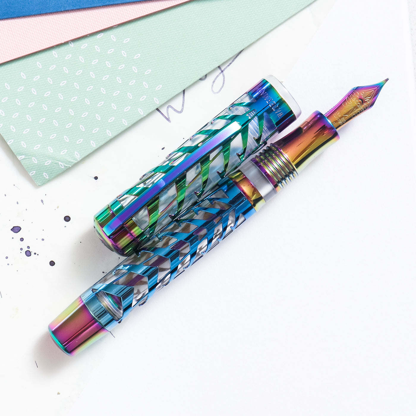 Visconti Watermark Rainbow Fountain Pen