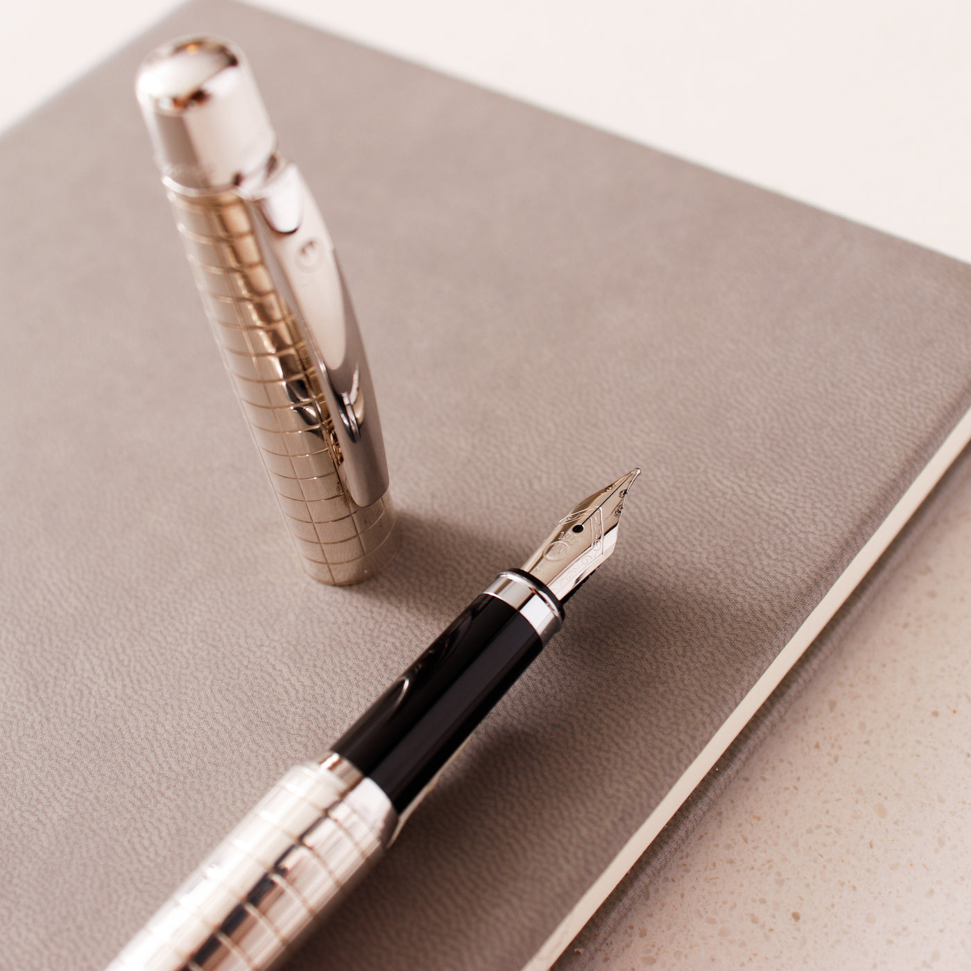 Waldmann Concorde Square Pattern Fountain Pen