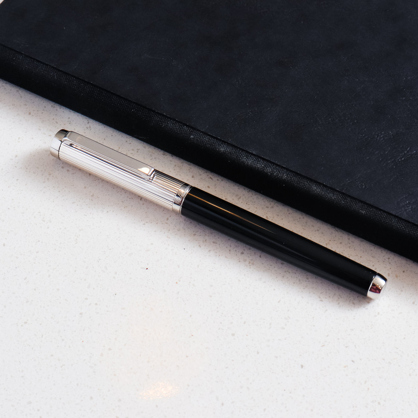 Waldmann Liberty Black & Silver Fountain Pen