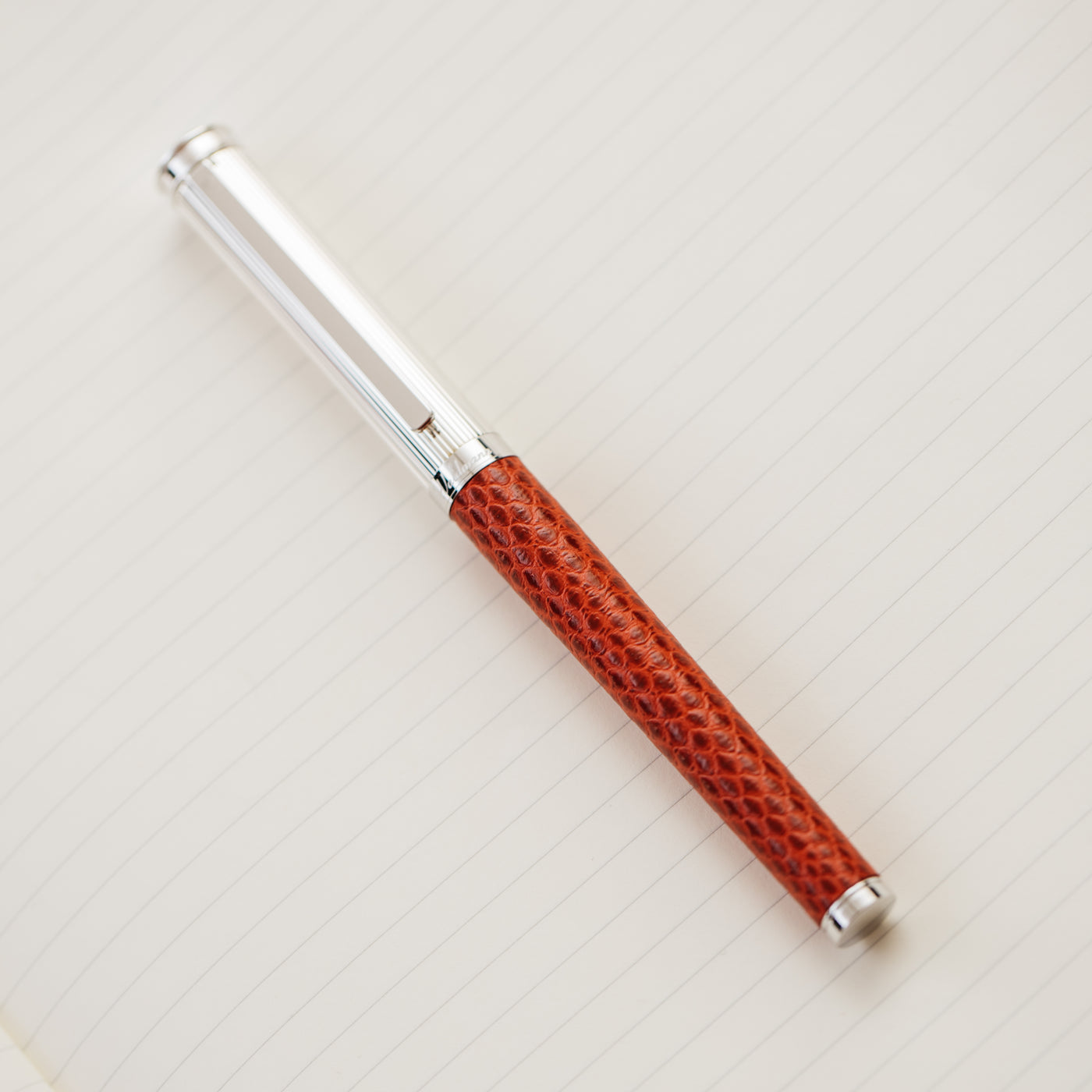 Waldmann Solon Red Leather Fountain Pen