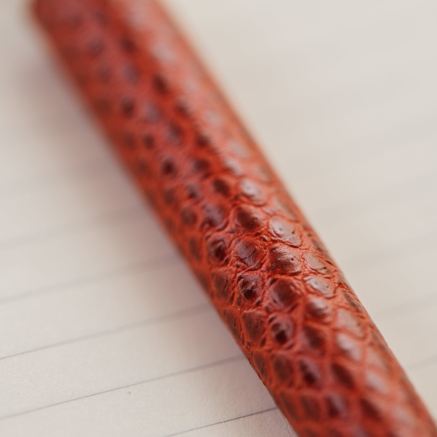 Waldmann Solon Red Leather Fountain Pen