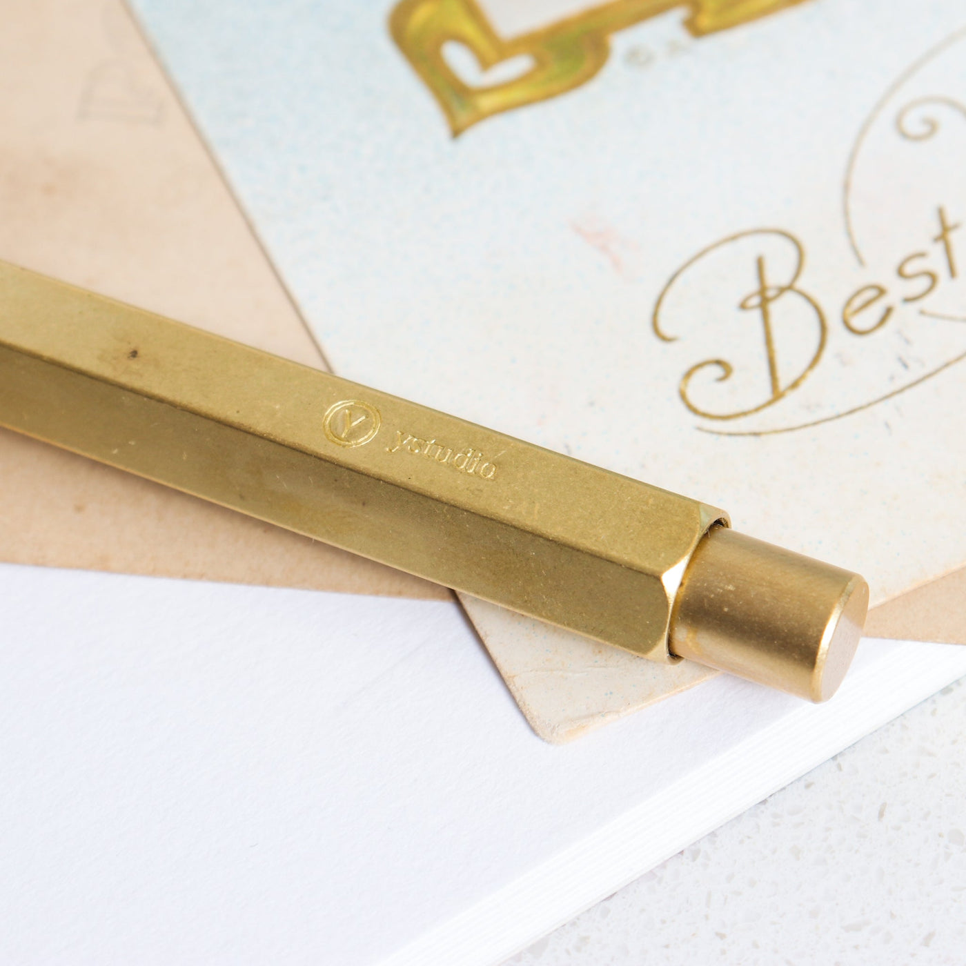 Ystudio Brass Gold Sketch Pencil