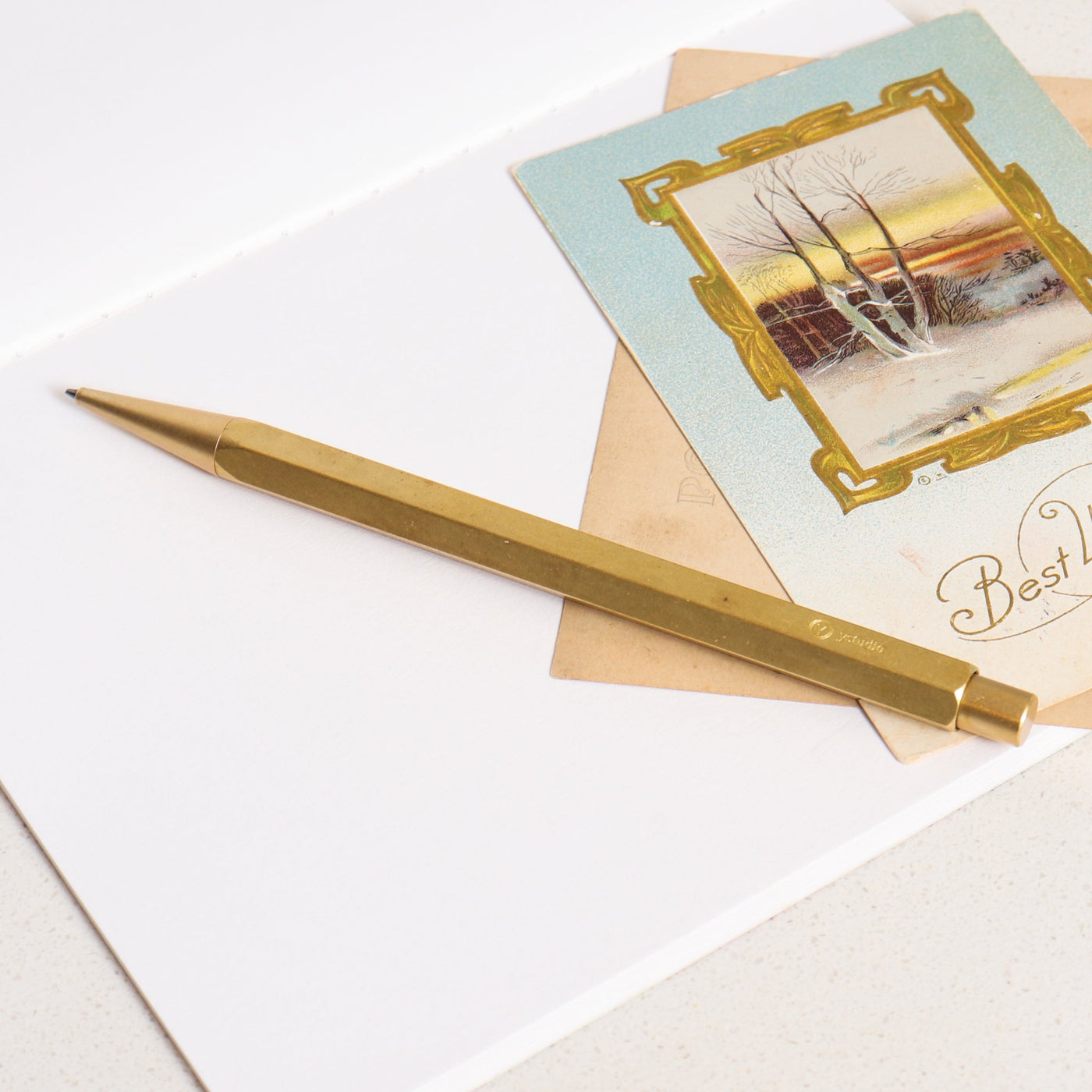 Classic Revolve-Sketching Pencil-Brass