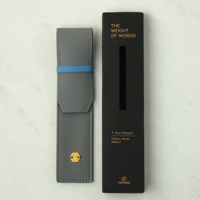 Ystudio Classic Reflect Grey Pen Pouch