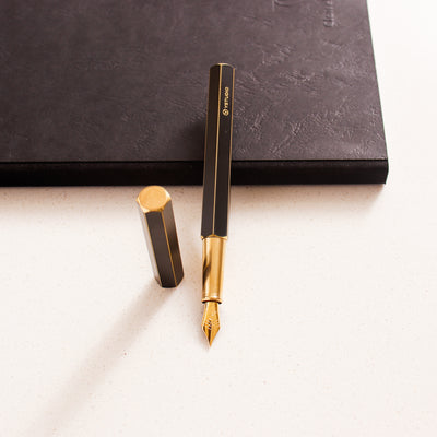 Ystudio Classic Revolve Black Fountain Pen