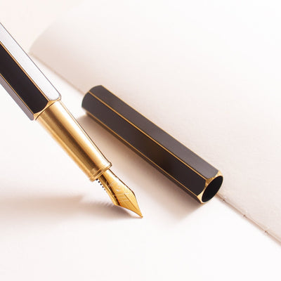 Ystudio Classic Revolve Black Fountain Pen