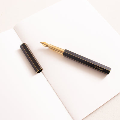 Ystudio Classic Revolve Black Fountain Pen