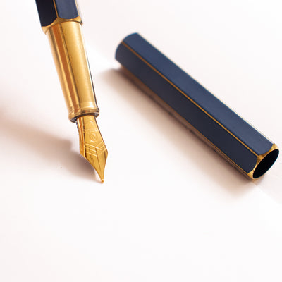 Ystudio Classic Revolve Blue Fountain Pen