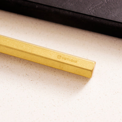 Ystudio Classic Revolve Brass Fountain Pen