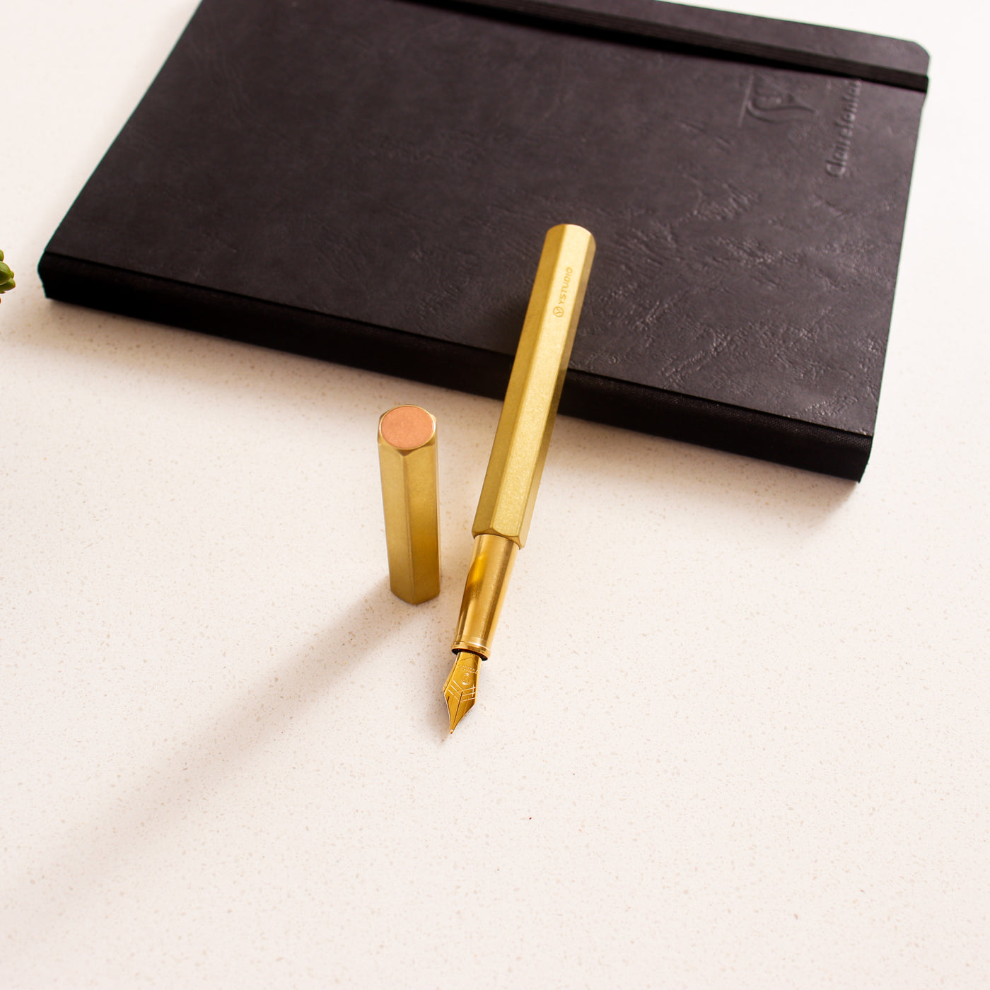 YSTUDIO Classic Brass Fountain Pen – coloradopen