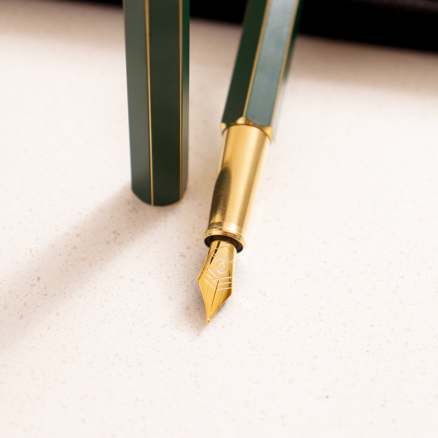 Ystudio Classic Revolve Green Fountain Pen