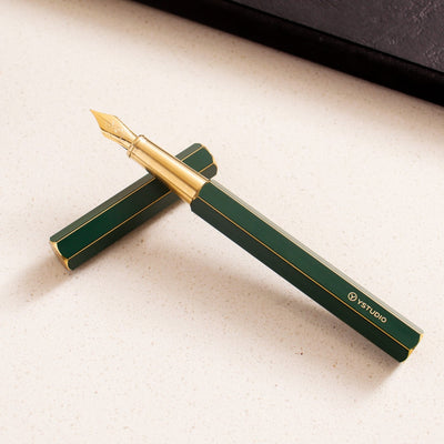 Ystudio Classic Revolve Green Fountain Pen