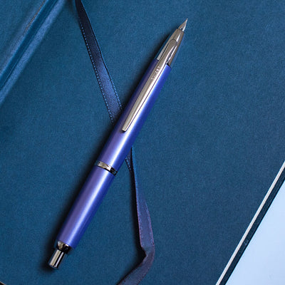 Pilot Namiki Vanishing Point Decimo Purple & Rhodium Fountain Pen 18k Gold Nib-Pilot-Truphae